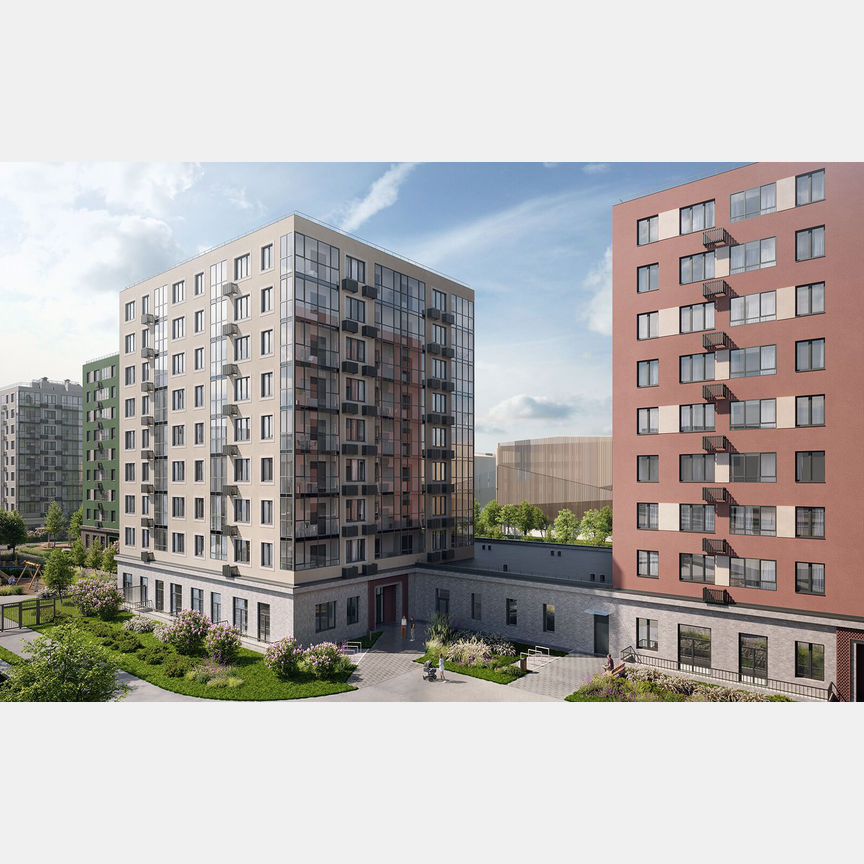 1-к. квартира, 42,9 м², 1/9 эт.