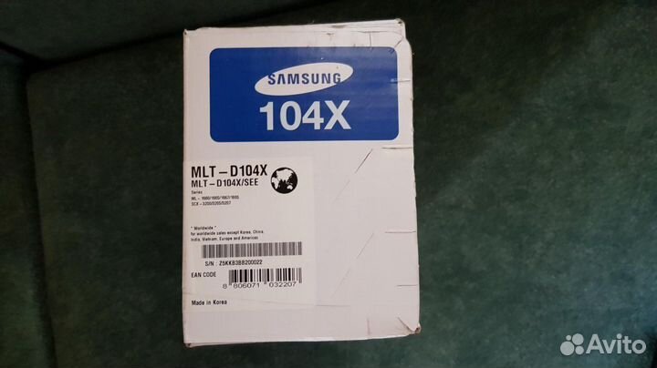 Картридж MLT-D104X для лазерного принтера Samsung