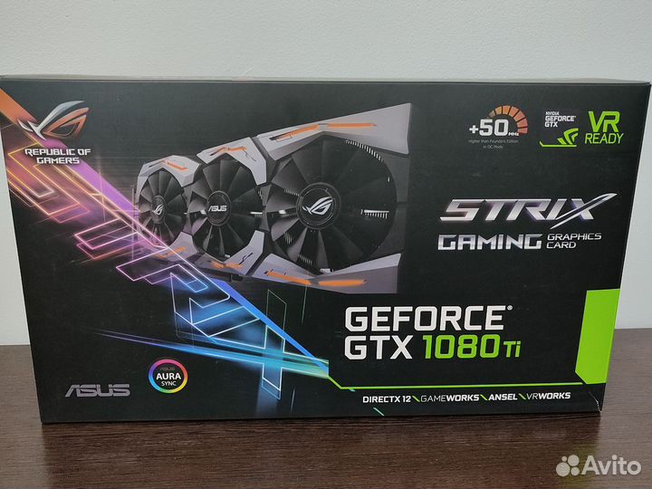 Asus GTX 1080 Ti 11 Gb