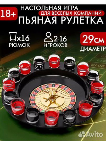 Настольная игра алко рулетка
