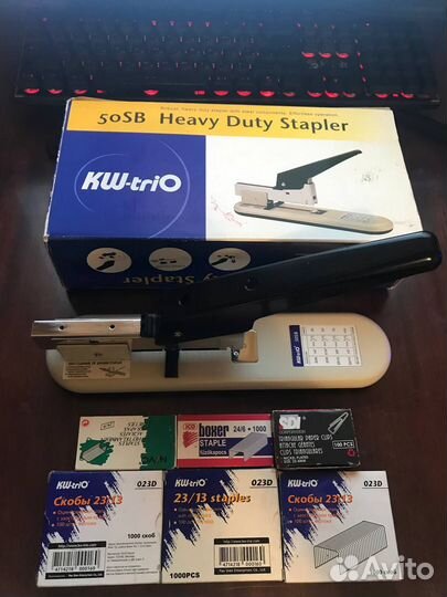 Степлер мощный №23 KW-trio 100 листов (Тайвань)