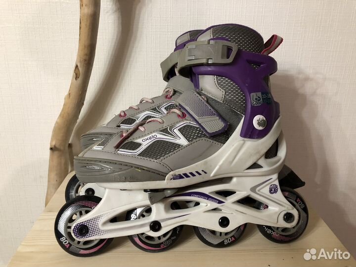 Ролики oxelo раздвижные 32-35рр