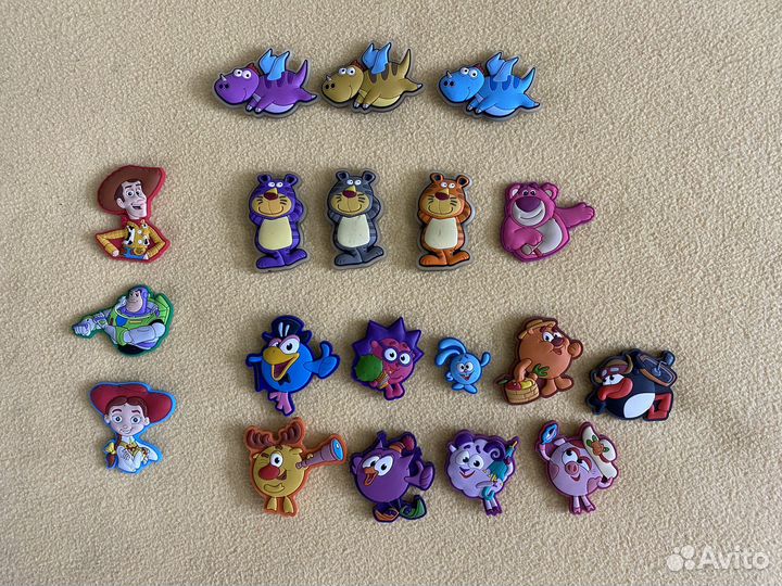 Магниты на холодильник Смешарики и др. 19 штук