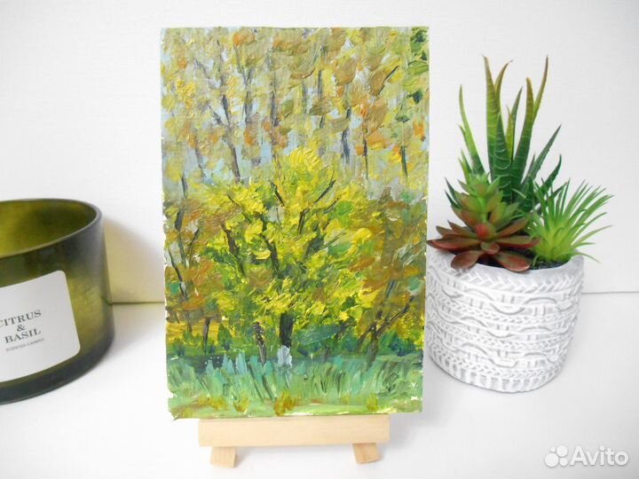 Картина маслом пейзаж