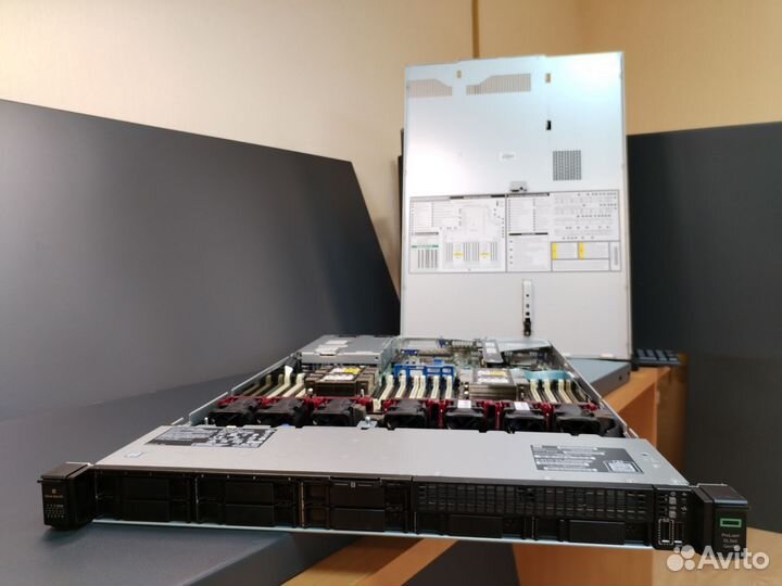 Сервер HPE DL360 Gen10 2х500W Xeon Gold 6138 G10