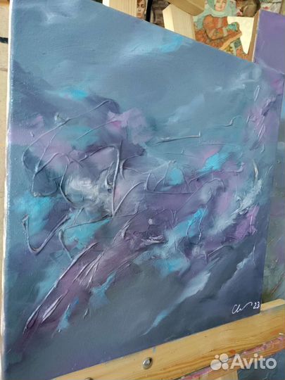 Интерьерная картина маслом на холсте. Диптих