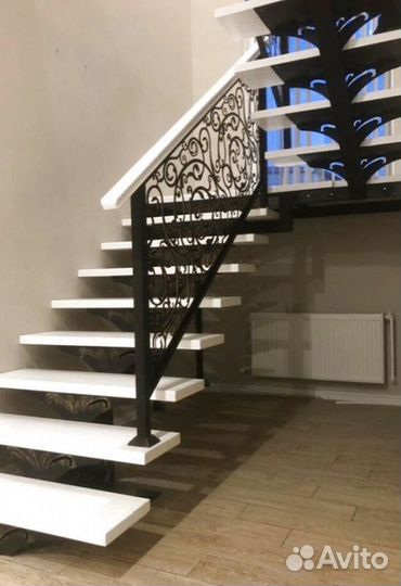 Лестницы с поворотом под ключ