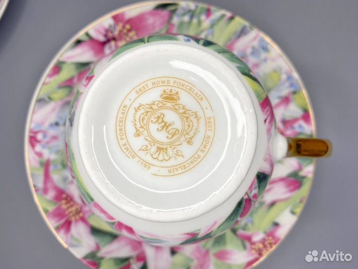 Новый чайный сервиз 4 предмета