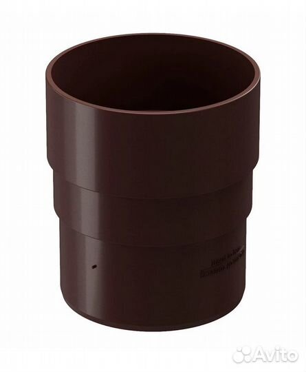 Муфта водосточной трубы Docke Premium пластиковая