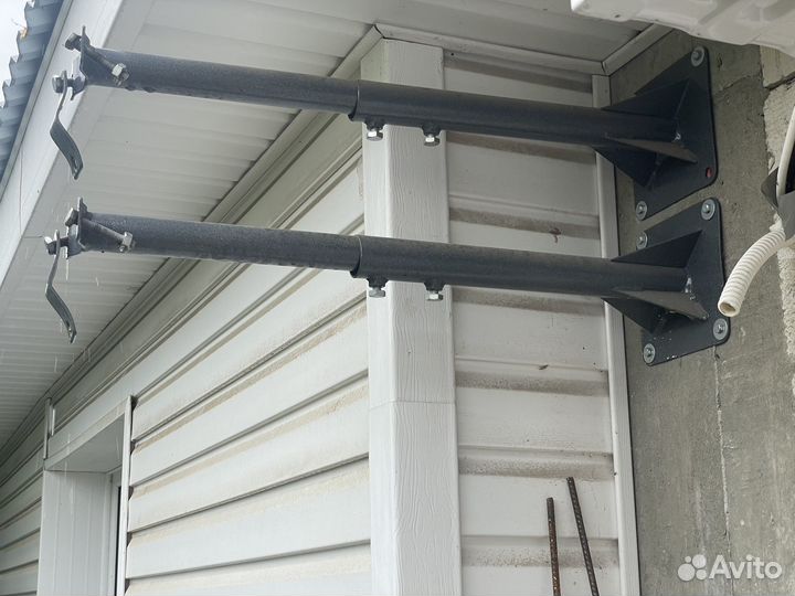 Штанга и кронштейны для установки антенны, 3 метра