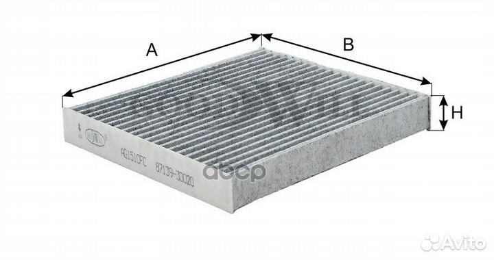 Фильтр салона угольный ag151cfc Goodwill