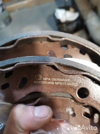 Колодки барабанные logan