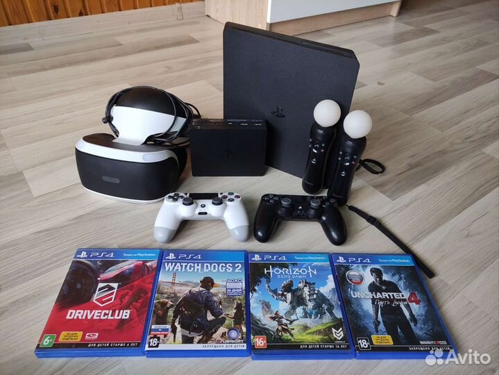 Sony PlayStation 4 slim + PS VR r2