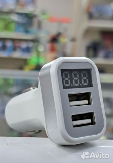 Автомобильный вольтметр, зарядное устройство Carta