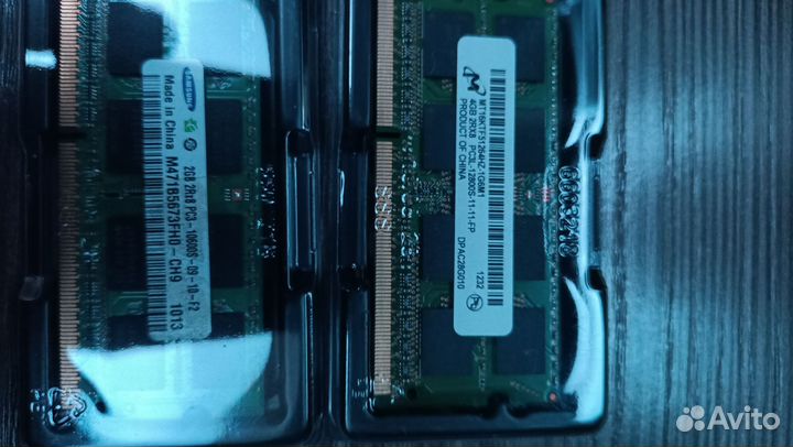 Оперативная память ddr3 для ноутбука