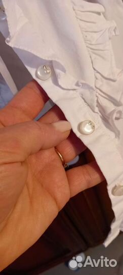 Блузка белая для девочек