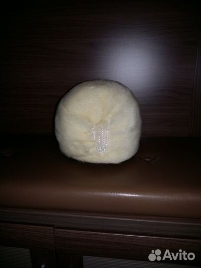 Шапка норка белая