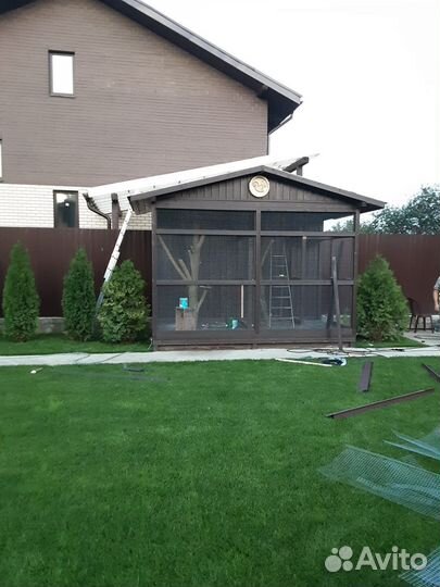 Вольер для белок и попугаев