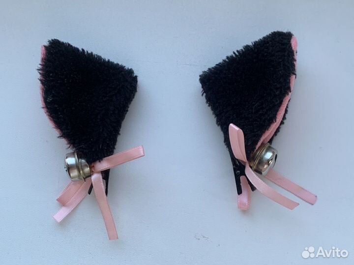 Ушки,кошачие ушки,аниме ушки,аксессуар,заколки