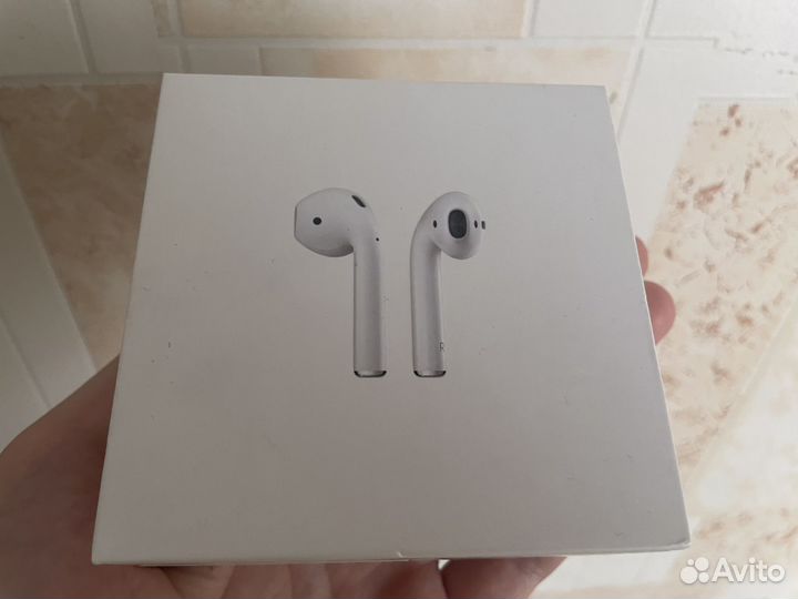 Apple airpods 2 поколения, оригинальные, Ростест