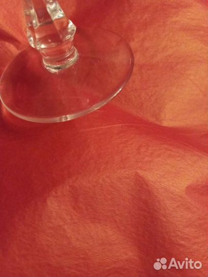 Хрустальные фужеры бокалы СССР 2 штуки