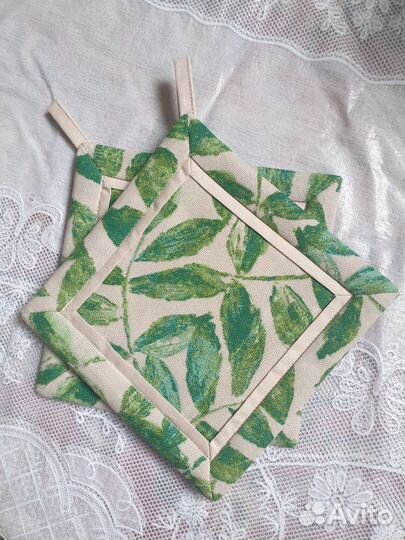 Прихватки для кухни, пасхальная корзиночка