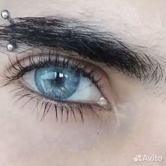 Линзы цветные Blue Rain