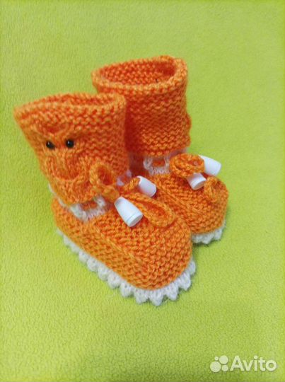 Пинетки вязаные