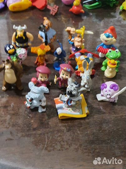 Игрушки из киндера. Неполные серии