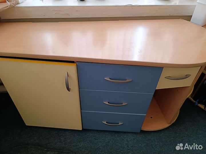 Тумба -комод в детскую с ящиком и полками