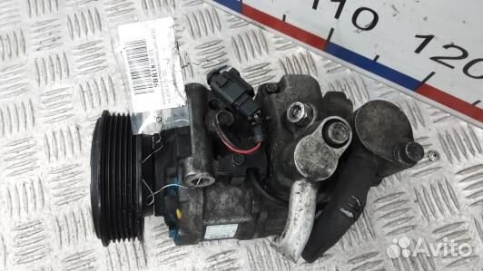 Компрессор кондиционера дизельный audi A6 C6 (9BR1