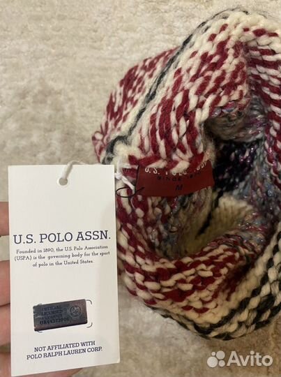 Шапка зимняя новая US polo assn