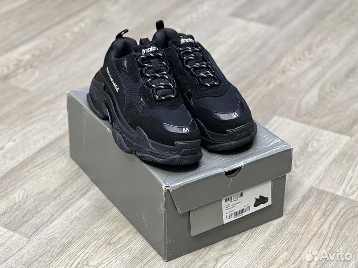 Кроссовки Balenciaga Triple-S Black (36-45)