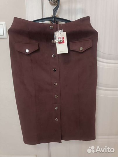 Замшевая юбка