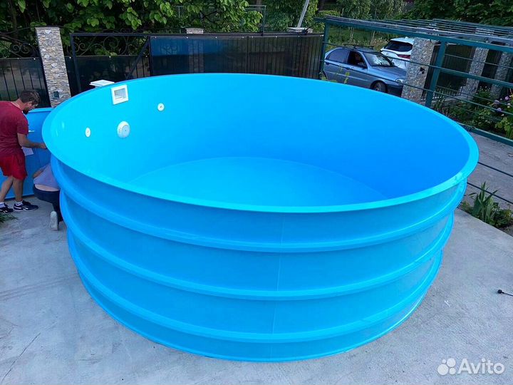 Бассейн 4x1,5 полипропиленовый