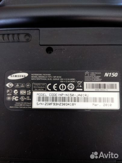 Samsung N150 Нетбук