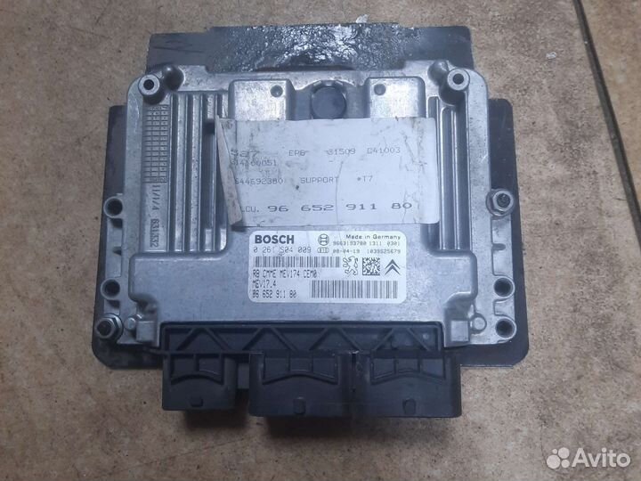 Блок управления двигателем peugeot 308