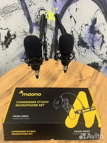 Микрофон для подкастов Maono AU-PM320S