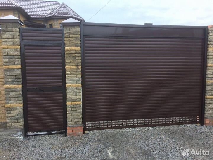 Калитка под рольворота установка до 72 часов