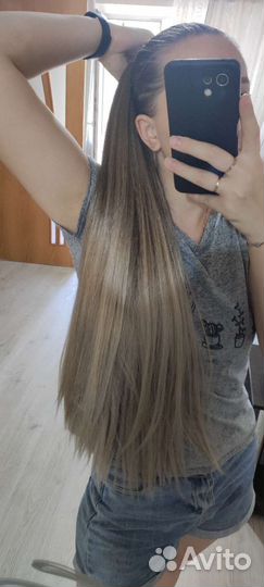 Новый Хвост на резинке шиньон искусственные волосы