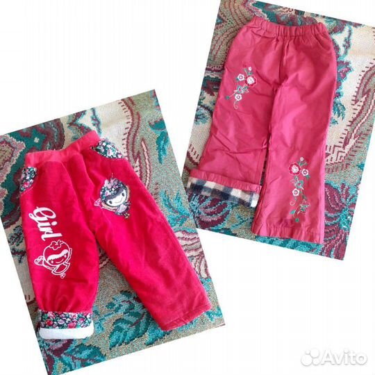 Теплые вещи для малышей (размеры 86-104)