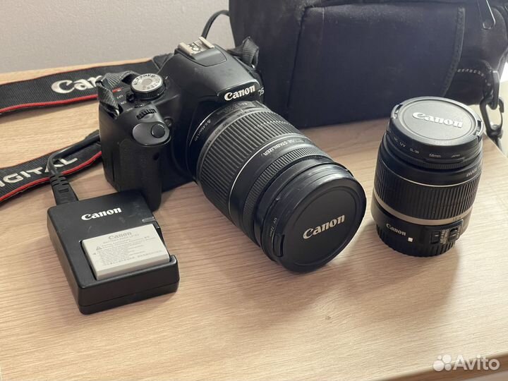 Canon 500D Kit Efs 18-55 + Efs 18-200