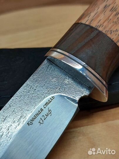 Нож охотничий кованный Х12мф