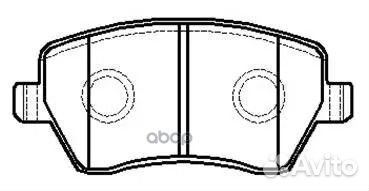 Колодки тормозные дисковые LADA: largus 1.6 12