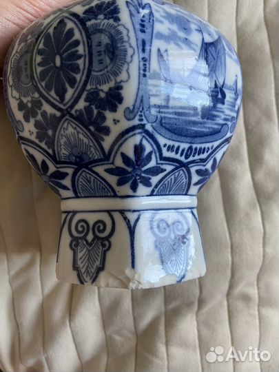 Ваза дельфт delft blue