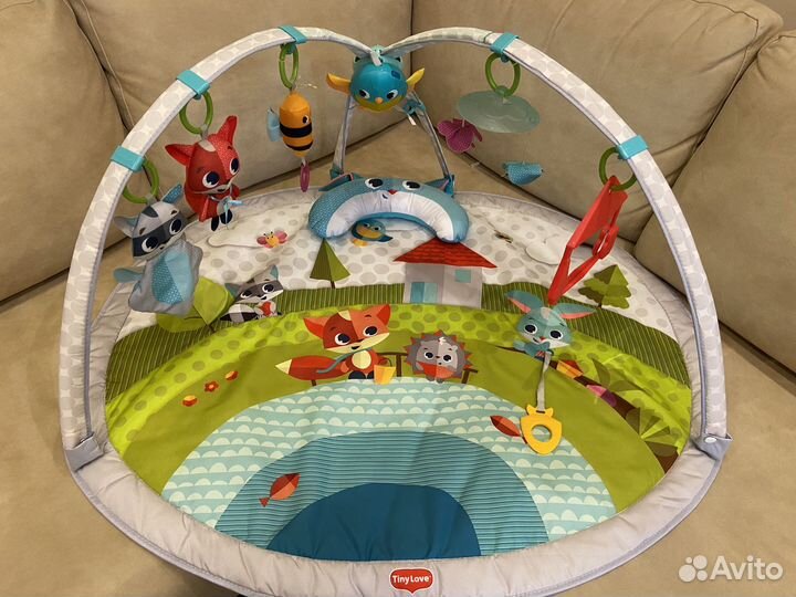 Развивающий коврик tiny love солнечная полянка