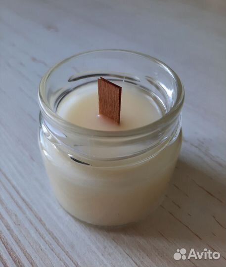 Аромасвечи с деревянным фитилем