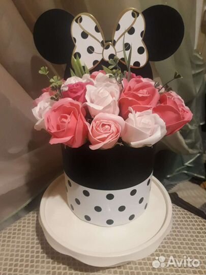 Букет из мыльных роз