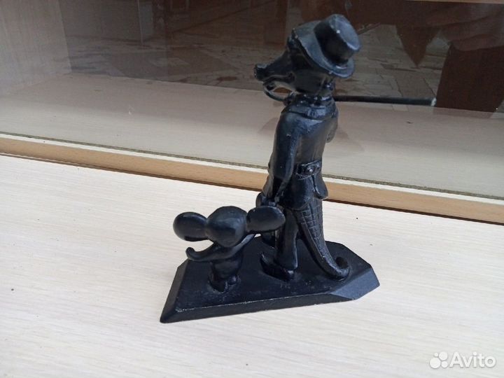 Статуэтка Крокодил Гена и Чебурашка. СССР