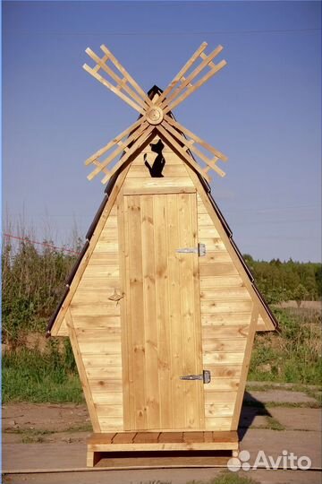 Уличный туалет с установкой SKU008